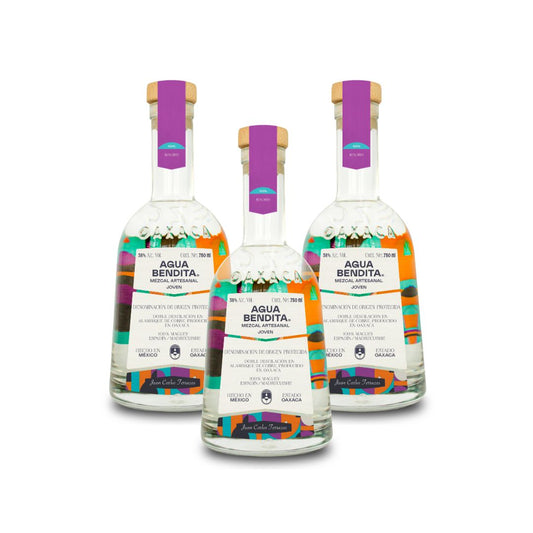 Mezcal Agua Bendita 38° Paq 3