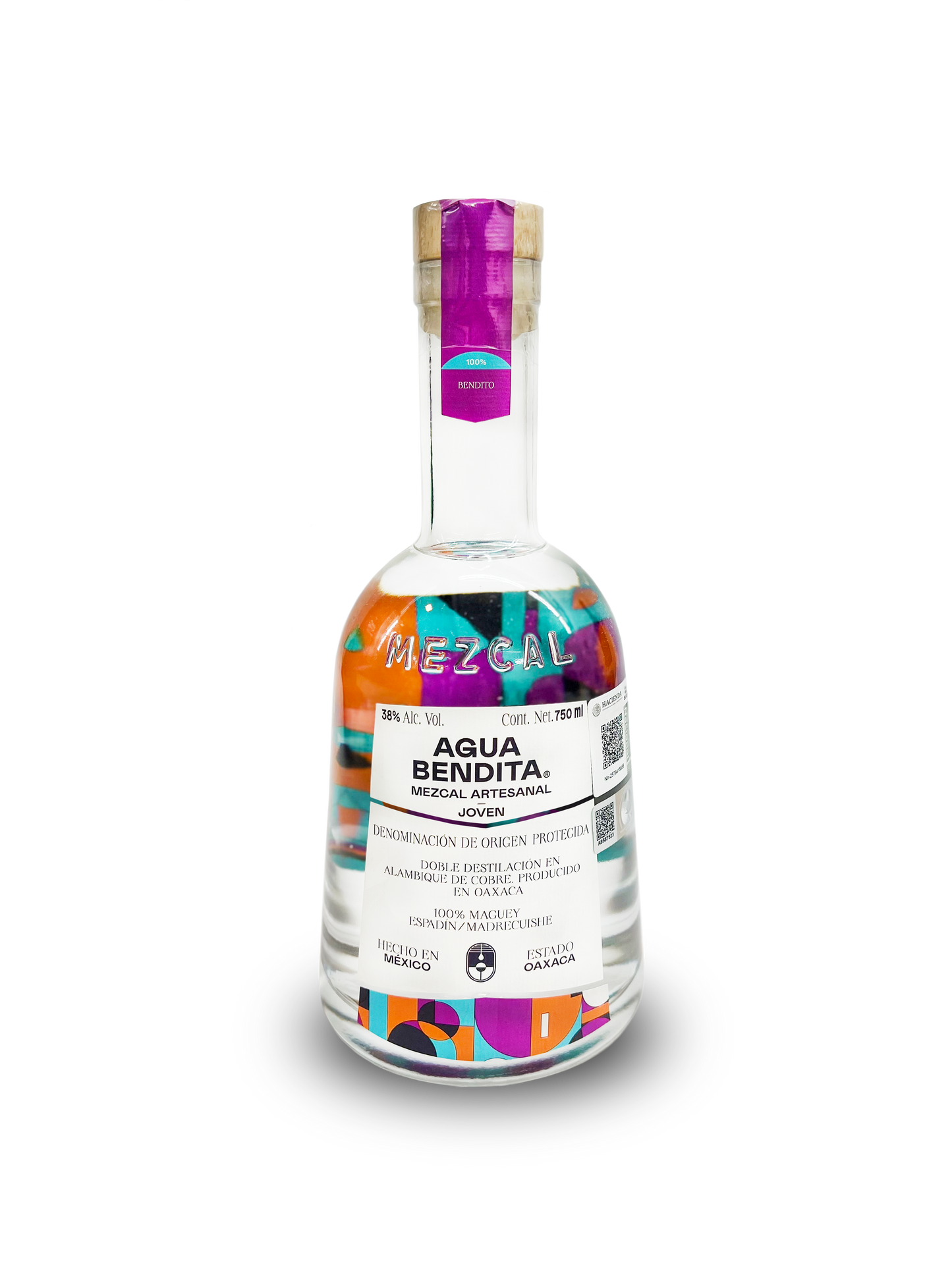 1 Mezcal Agua Bendita 38°